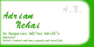 adrian nehai business card